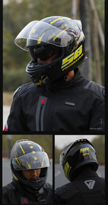 2025 nuovo casco Capacete Casque per moto Full Face casco Cover classica visione notturna - Product Image 6