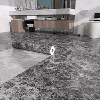 Nuevo Diseño de Pisos Vinílicos Autoadhesivos de Madera y Mármol para Cocina, Dormitorio, Sala de Estar, Rollos de Pisos de PVC Autoadhesivos
