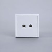 Enchufe de Pared con Conexión a Tierra de Grado Premium, Puertos USB Tipo A + Tipo C Integrados, Enchufe de Pared para Edificios Comerciales