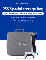 Étui de transport rigide en EVA BTX pour PS5 version Fat, compatible avec la console PS5 édition disque et numérique, gris noir