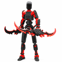 Figurine articulée imprimée en 3D T13, modèle de robot mobile, DIY, collectionnable, mains interchangeables, couleur personnalisée, vente en gros, OEM
