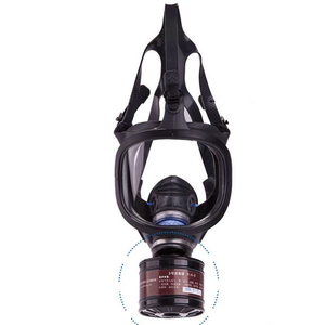 पूर्ण फेस गैस मास्क श्वसन, जैविक, औद्योगिक सुरक्षा के लिए एनबीएस फिल्टर के साथ पुनः प्रयोज्य - Product Image 4