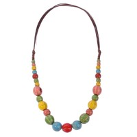 Collier ethnique en céramique de Jingdezhen pour femme, style bohème, ne se décolore pas, nouveau style chinois, chaîne de pull, best-seller