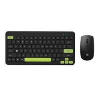 Untuk Set Keyboard dan Mouse Nirkabel WK40 Desain Ergonomis Tahan Air Ringkas Portabel untuk Penggunaan Desktop/Laptop Kantor Tersedia di Stok