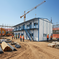 Maison préfabriquée de type K à bas prix, détachable, pour l'hébergement des travailleurs, dortoir, structure en acier temporaire, bâtiment métallique, maison mobile K