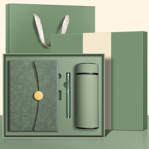 Coffrets Cadeaux d'Affaires <span class=keywords><strong>de</strong></span> Luxe en Gros : Thermos, Carnet en Cuir A5, Journal, Stylo et Bouteille - Product Image 1