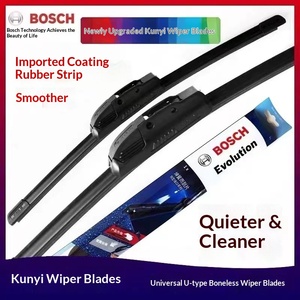 Pour essuie-glaces <span class=keywords><strong>Bosch</strong></span> sans armature, essuie-glaces Fresh Air Wing, interface universelle en U, lames d'essuie-glaces - Product Image 3