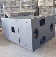 Système de haut-parleurs de basses B22 double 18 pouces Line Array étanche pour extérieur (enceinte vide)