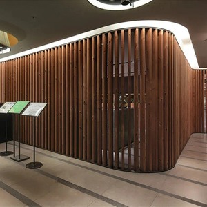 Revêtement mural WPC de haute qualité en co-extrusion, rainuré, composite <span class=keywords><strong>bois</strong></span>-plastique extérieur, panneau à lattes cannelées pour la décoration intérieure et extérieure - Product Image 1