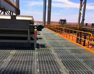 grade de aço galvanizado personalizada barra de aço grade para plataforma de drenagem passarela de cobertura de vala