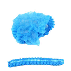 Dùng một lần không dệt y tế cap với đơn/đôi đàn hồi Clip <span class=keywords><strong>bouffant</strong></span> hat & MOB cap không dệt Giày Bìa - Product Image 5