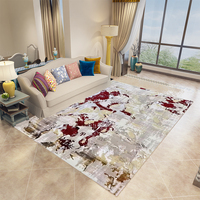 Tapis et couvre-sol antidérapants modernes turcs imprimés en 3D 0059
