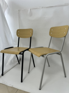 Silla <span class=keywords><strong>de</strong></span> Escritorio Moderna <span class=keywords><strong>para</strong></span> Estudiantes con Tableta <span class=keywords><strong>de</strong></span> Escritura, Asiento <span class=keywords><strong>de</strong></span> Madera Contrachapada Moderna <span class=keywords><strong>para</strong></span> Capacitación en Escuelas y Universidades - Product Image 4