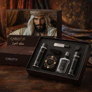 Parfums et fragrances naturels pour hommes, mini-parfums EDT, coffrets cadeaux, notes boisées épicées orientales, Moyen-Orient, produits de bain et de soin - Product Image 1