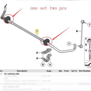 Biellette de barre stabilisatrice avant pour <span class=keywords><strong>BMW</strong></span> F10 F11 F12 <span class=keywords><strong>520d</strong></span> 520i 528i 640i 31356777934 - Product Image 5