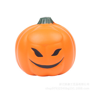 Juguete Antiestrés de Calabaza de Halloween, Decoración Interior de Plástico Suave para Niños - Product Image 1
