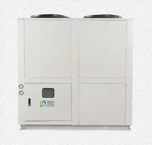 Refrigerador industrial refrigerado a ar do baixo consumo do parafuso com compressor do parafuso 70 Ton