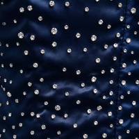 Robe de soirée plissée à épaules dénudées avec corsage étoilé et perles, vente en gros, sur mesure, usine