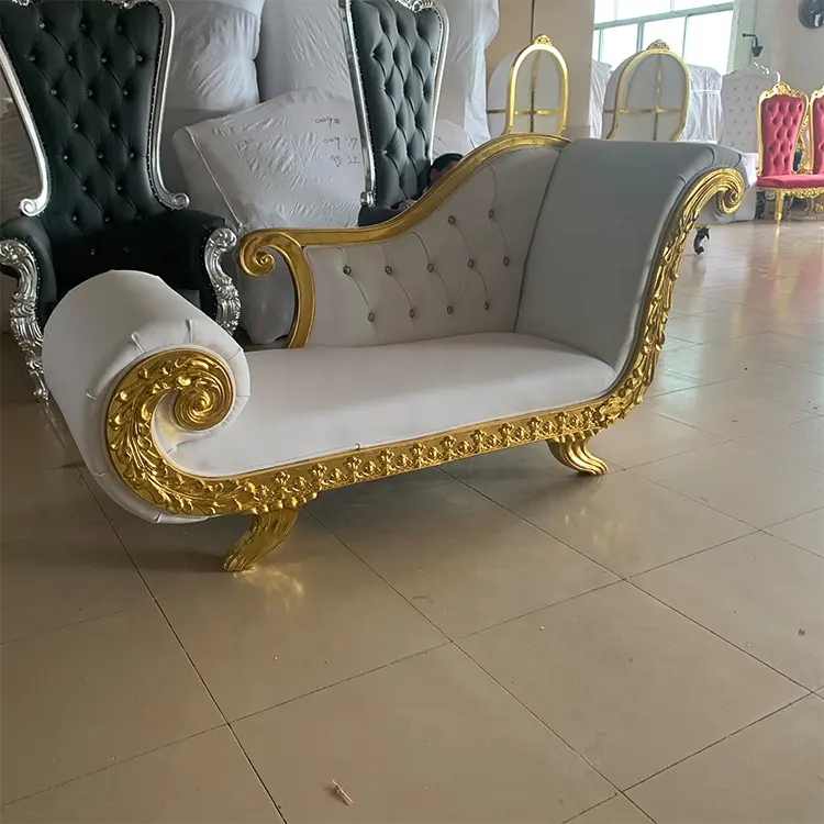 Foshan Factory Antique Royal Luxury Living Room /Wedding/Salon/Waiting Sofa Set For Sale
