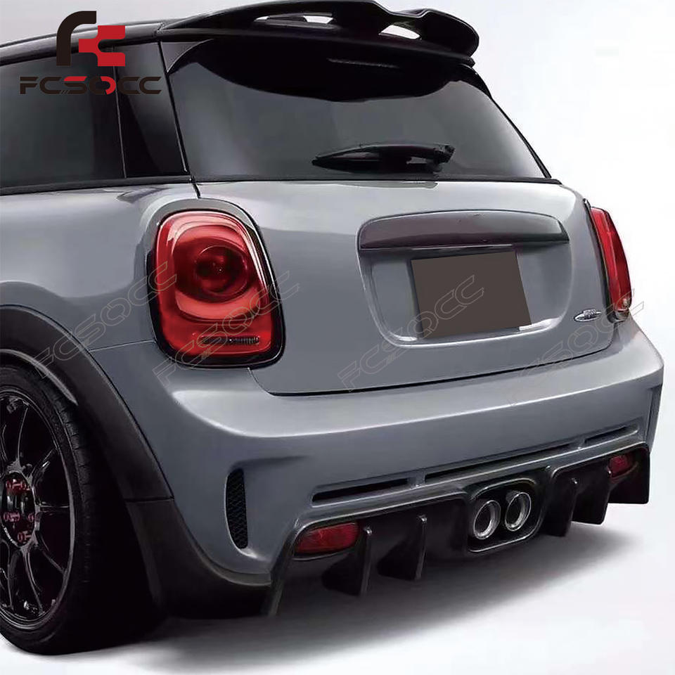 Jcw Style Carbon Fiber Rear Roof Spoiler for BMW Mini F55 F56 2013 ...