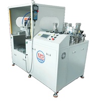 Máquina automática visual para dispensar, mezclar, encapsular y llenar resina epoxi líquida AB de dos componentes con certificación CE