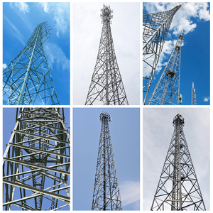 60m cao nặng góc thép tháp Viễn Thông đa nền tảng nhúng nóng bề mặt mạ kẽm Tùy chỉnh màu sắc thương hiệu fuhang - Product Image 4