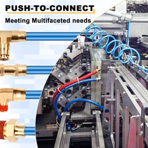 Giunzioni di collegamento rapido in <span class=keywords><strong>ottone</strong></span> DOT <span class=keywords><strong>1</strong></span>/4 \ "d tubo aria freno linea diritta per rimorchi per autocarri accessori per tubi nell'industria degli autocarri - Product Image 6
