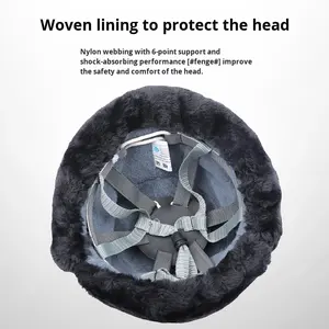 <span class=keywords><strong>Casque</strong></span> d'hiver épais en peluche ABS résistant au froid pour l'extérieur, chaud et anti-écrasement pour les électriciens. - Product Image 3