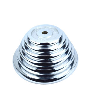 จานยกน้ำหนักแบบโครเมี่ยมอุปกรณ์ฝึกความแข็งแรงในยิมจานน้ำหนักเหล็กหล่อ - Product Image 2