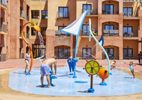Série Marine : Seau basculant pour parc aquatique pour enfants, équipement durable pour aire de jeux aquatique, jeux d'eau, parcs aquatiques, parcs à jets d'eau