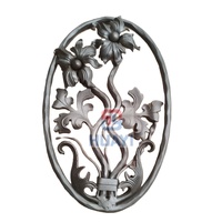 Poteau de clôture en fer forgé décoratif pour escalier en spirale, pour portail extérieur et jardin, avec surface antirouille et construction durable