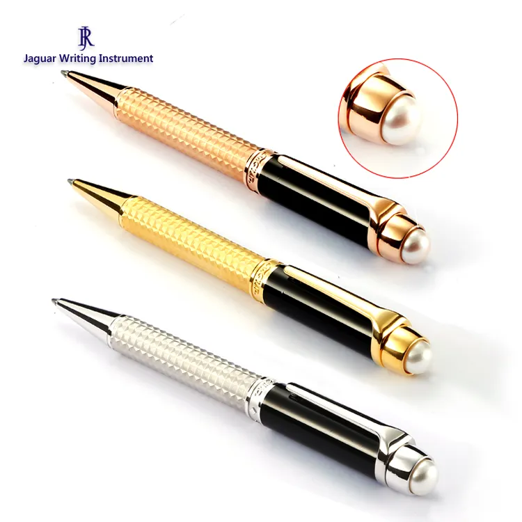 JR3987 Pearl Top Luxury High-end excellent Pen Good Quality Metal Ballpoint Pen