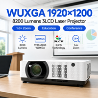 Profesyonel AV 8200 Lümen 3LCD Lazer Projektör, RS232 LAN Çift HDMI ve 360 Derece Kurulum Özelliğiyle
