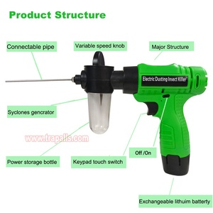 Pulverizador Eléctrico <span class=keywords><strong>para</strong></span> Control de Plagas en Interiores y Exteriores, Control de <span class=keywords><strong>Hormigas</strong></span> y Termitas, Pistola de <span class=keywords><strong>Polvo</strong></span> - Product Image 3