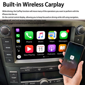 Radio de Coche Android 13 de 128 GB y 2 DIN con Pantalla Estéreo, GPS, CarPlay para <span class=keywords><strong>Toyota</strong></span> <span class=keywords><strong>AVENSIS</strong></span> <span class=keywords><strong>2007</strong></span> 2006 2005, Reproductor Multimedia con Bluetooth y Video - Product Image 3