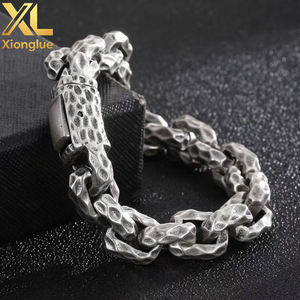 Fashion Personalized Bracelet Non Tarnish Stainless Steel Jewelry <b>Retro</b> Punk Man Domineering Titanium Steel Bracelet <b>Gifts</b> - Product Image 4