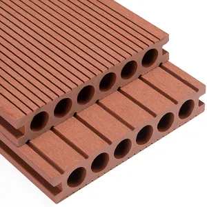 Outdoor Raw Material Anti-uv Wood Plastic Composite Decking Timber Wpc Decking