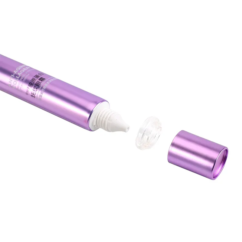Good Quality Nozzle Eye Cream Tube PE Plastic Tube Cosmetic Packaging With Head