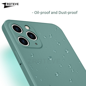 Per <span class=keywords><strong>iPhone</strong></span> 11 <span class=keywords><strong>12</strong></span> <span class=keywords><strong>Pro</strong></span> X XR XS Max Soft Coque quadrato <span class=keywords><strong>Cover</strong></span> posteriore in <span class=keywords><strong>Silicone</strong></span> liquido per IPhone11 IPhone12 all'ingrosso custodia per telefono - Product Image 5