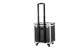Valise à roulettes ronde en aluminium robuste, personnalisable OEM/ODM, avec taille et couleur sur mesure