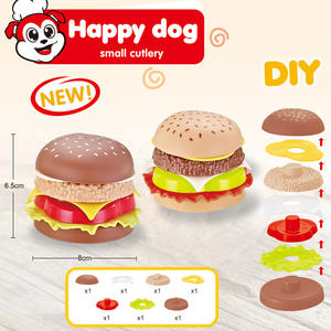 Venta caliente al por mayor juguete hamburguesa simulación comida juguetes cocina educación juego de simulación comida accesorios juguete - Product Image 5