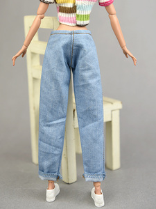 Buon artigianato 30cm scala 1/6 11.5 pollici <span class=keywords><strong>vestiti</strong></span> <span class=keywords><strong>per</strong></span> <span class=keywords><strong>bambole</strong></span> t-shirt pantaloni Jeans <span class=keywords><strong>per</strong></span> bambola BB, FR e PP - Product Image 4