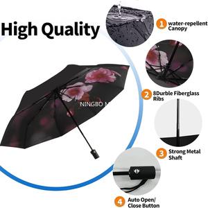 ร่มพับขนาดเล็กพกพาสะดวก กันลม กันแดด กันฝน น้ำหนักเบา ใช้กลางแจ้ง ป้องกันรังสียูวี ควบคุมการพับด้วยมือ เหมาะเป็นของขวัญ ของที่ระลึก สไตล์อเมริกัน - Product Image 3