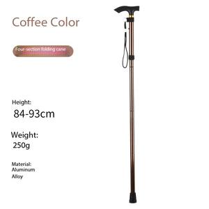 Bastón de aluminio portátil, muleta axilar plegable moderna para adultos para uso en la sala de estar, ayuda para caminar con manos libres para - Product Image 2