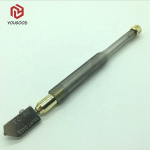 <span class=keywords><strong>Coupe</strong></span>-<span class=keywords><strong>verre</strong></span> <span class=keywords><strong>diamant</strong></span> chinois <span class=keywords><strong>prix</strong></span> usine TC-90 qualité industrielle avec roue en carbure de tungstène et poignée en plastique - Product Image 2