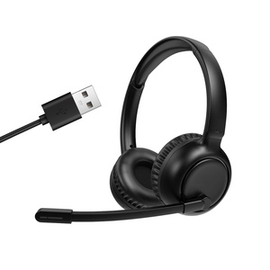 Qualcomm Chipset trực tuyến cuộc gọi trung tâm Tai nghe rõ ràng thông tin liên lạc <span class=keywords><strong>USB</strong></span> máy tính tai nghe với <span class=keywords><strong>microphone</strong></span> cho hội nghị video - Product Image 4