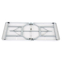 Table de salle à manger pliable moderne en alliage d'aluminium/fer, étanche et durable, pour extérieur, hôpital, salon, hôtel, conférence