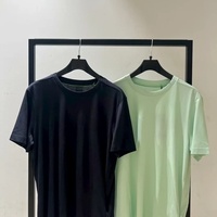 Camiseta Clásica para Hombre 2026, Ligera, Holgada, de Tela Suave, Secado Rápido, Corte Regular, Minimalista, Relajada y Transpirable