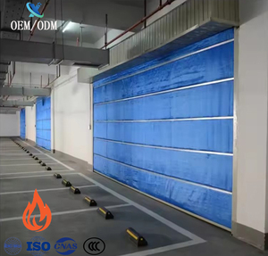 Oem & ODM nhà máy khác cán cửa siêu thị 180 phút lửa đánh giá chống cháy cán cửa lửa Rèm màn trập - Product Image 1