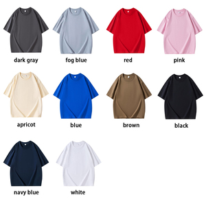 เสื้อยืดคอตตอนคุณภาพสูง 100% ทรงหลวม สกรีนโลโก้ตามสั่ง น้ำหนัก 260gsm สำหรับผู้ชาย - Product Image 3